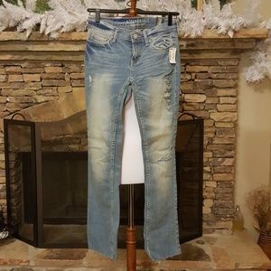 🆕 Aeropostale Girls' Low-Rise  Skinny Boot Jean